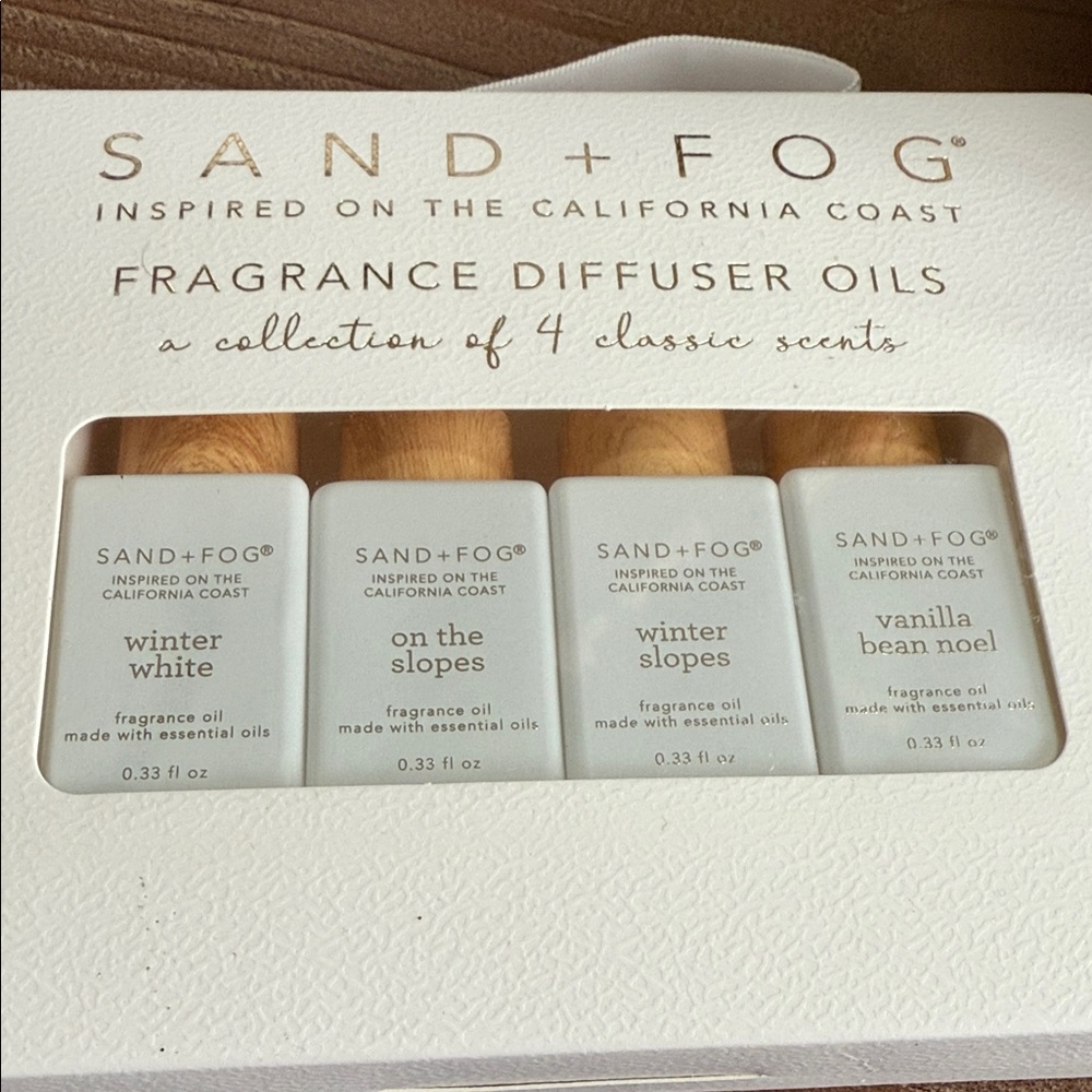 Airome Porcelain Essential Oil Diffuser - With 4 Pack of Sand and Fog Oils NWOT - Picture 8 of 8